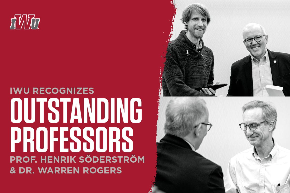 IWU Recognizes Outstanding Professors with Faculty Awards